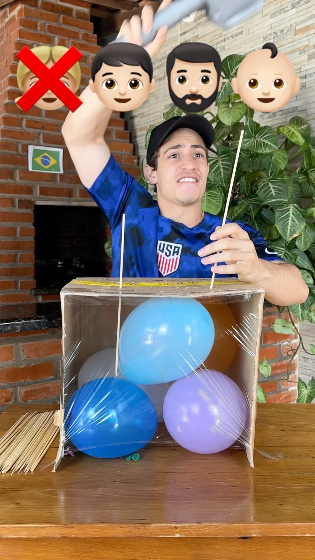 Quem não vai estourar nenhum balão?!? #shorts #challenge