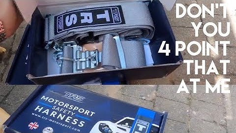 Grey TRS 4 Point Racing NASCAR Harness Install // Classic American Car // NOTaROADRUNNER