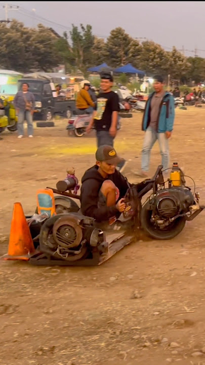 Extrme ini tidak bisa lewat jalanan bergelombang #vespaextreme