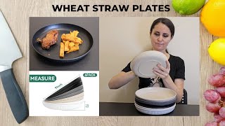 Wheat Straw Plastic Plates