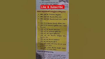 TSPSC Group 2 Important Topics Telangana Movement Dates #trending #youtubeshorts #group2 #exam