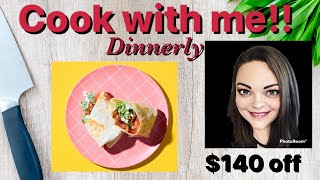Cook with me! BLT Wraps from Dinnerly + $140 off
