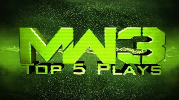 Top 5 Plays MW3 Intro - Cinema 4D and After Effects CS5
