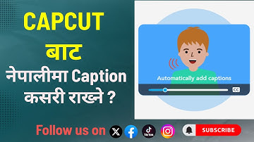 How to write captions and subtitles in nepali language in capcut