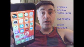 Call EXPERIAN DIRECT Phone TRANSUNION live person CALL Equifax LIVE PERSON! CREDIT BUREAU PHONE CALL