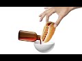 Eating Hotdogs Dipped In Syrup