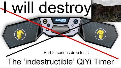 I will destroy the QiYi Timer part 2 (serious drop tests) | speedcubing.org