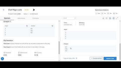 Chef Plays Ludo Codechef solution || Starter 73 codechef contest