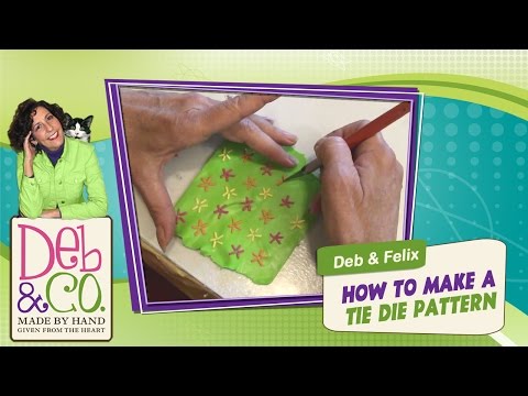 Polymer Clay Tutorial - How to Make a Tie Dye Pattern