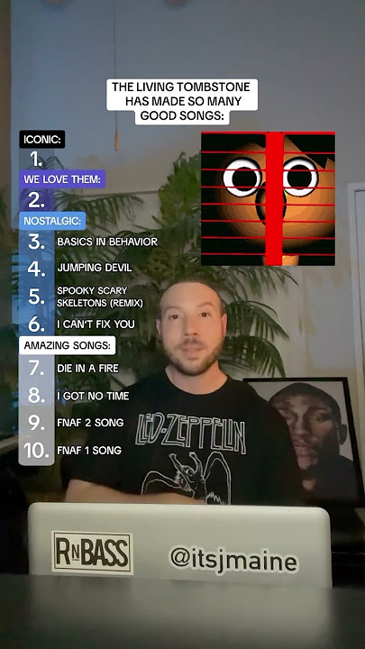 The Living Tombstone Has Made So Many Good Songs: FNAF, etc #shorts #fnaf