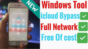 Windows Tool icloud Bypass Free With Network Sim Card