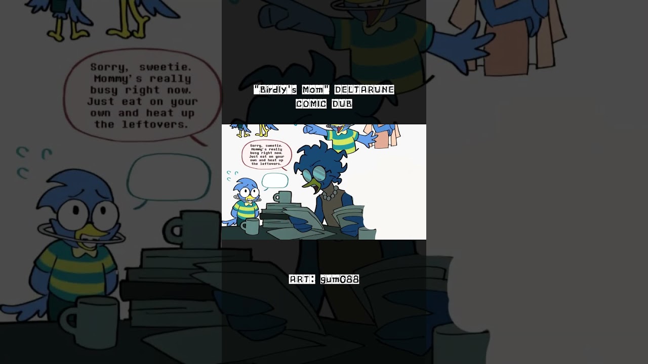 "Birdly's Mom" DELTARUNE COMIC DUB  