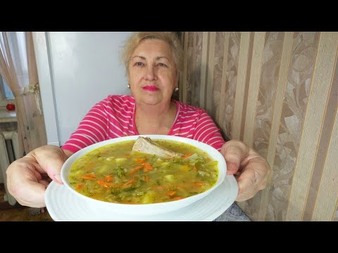 Настоящий домашний очень вкусный рассольник.Мой любимый суп.