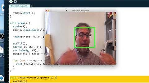 OpenCV Face Recognition in Processing