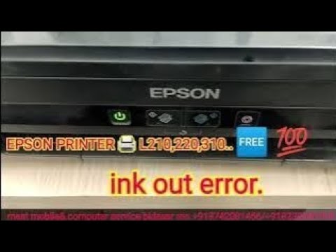 #Epson #printer #L110 L220 L280 etc. #red light 🚨# ink out #error #status