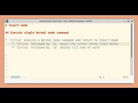 Execute Normal mode command from Insert mode