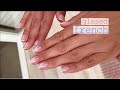 Glazed French Manicure [Glazed Donut Nails] Quick How-To