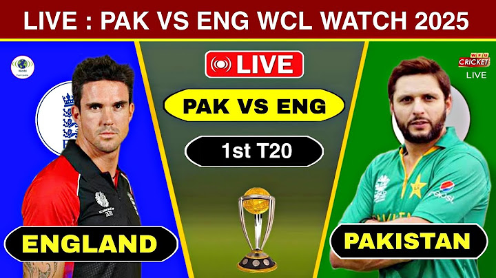 🔴 Live : Pakistan Vs England Champions Today 1st Match Live 2025 | Pak vs Eng WCL 2025 | Commentary