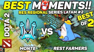 Monte vs rest farmers - HIGHLIGHTS - RES Regional Series: EU #2 | Dota 2