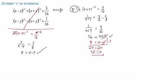 SISTEMA DE ECUACIONES   EJERCICIOS DE APLICACIÓN 10 y tarea 1   2
