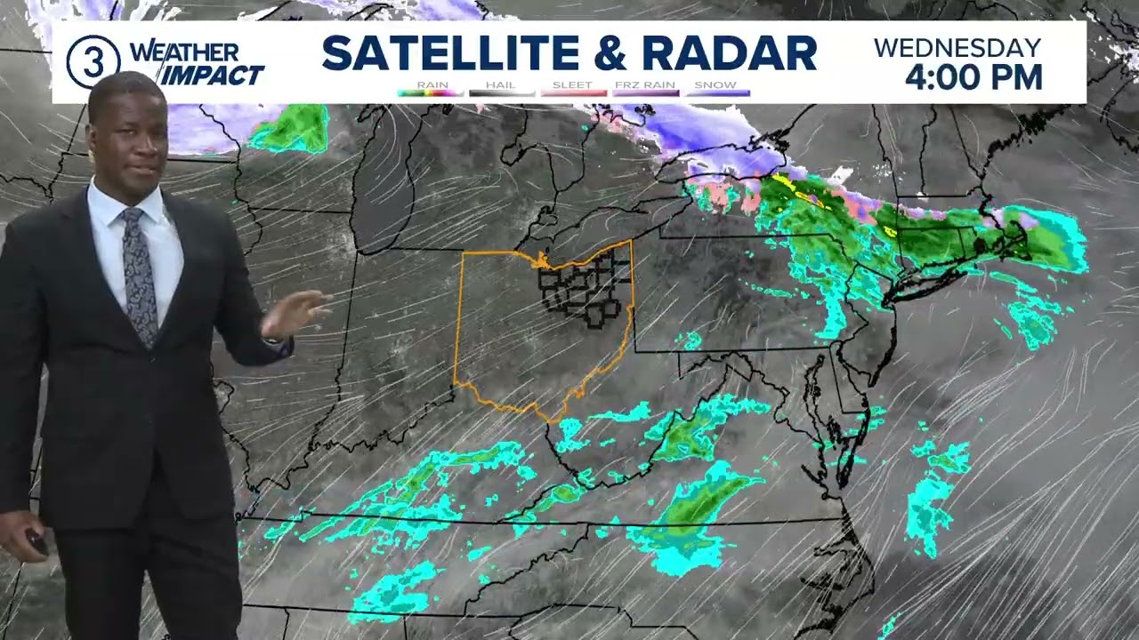 Cleveland weather: Clouds around on Thursday with rain showers later in the evening