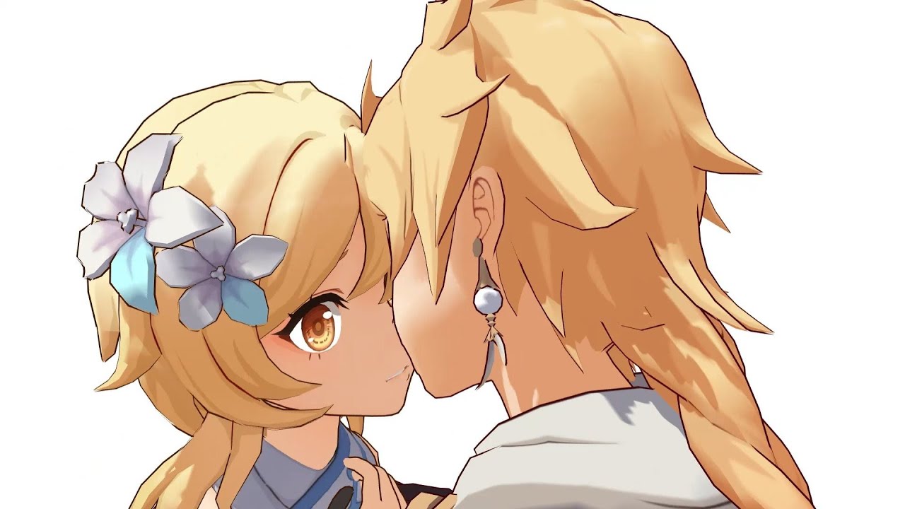 Aether x lumine kiss