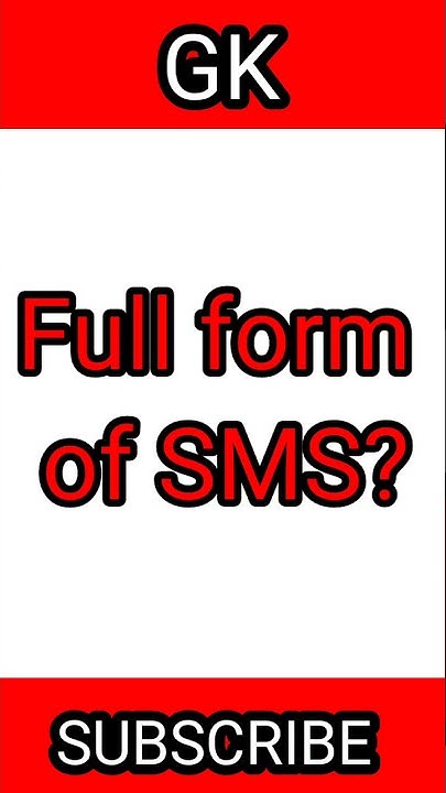 what-is-the-full-form-of-sms-gk-shorts-ytshorts-fullform-quiz