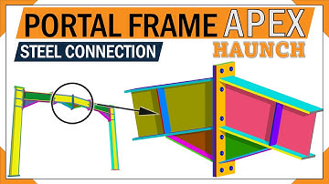 Understanding the steel connection | Haunch moment connection | steel connections | 3D animation