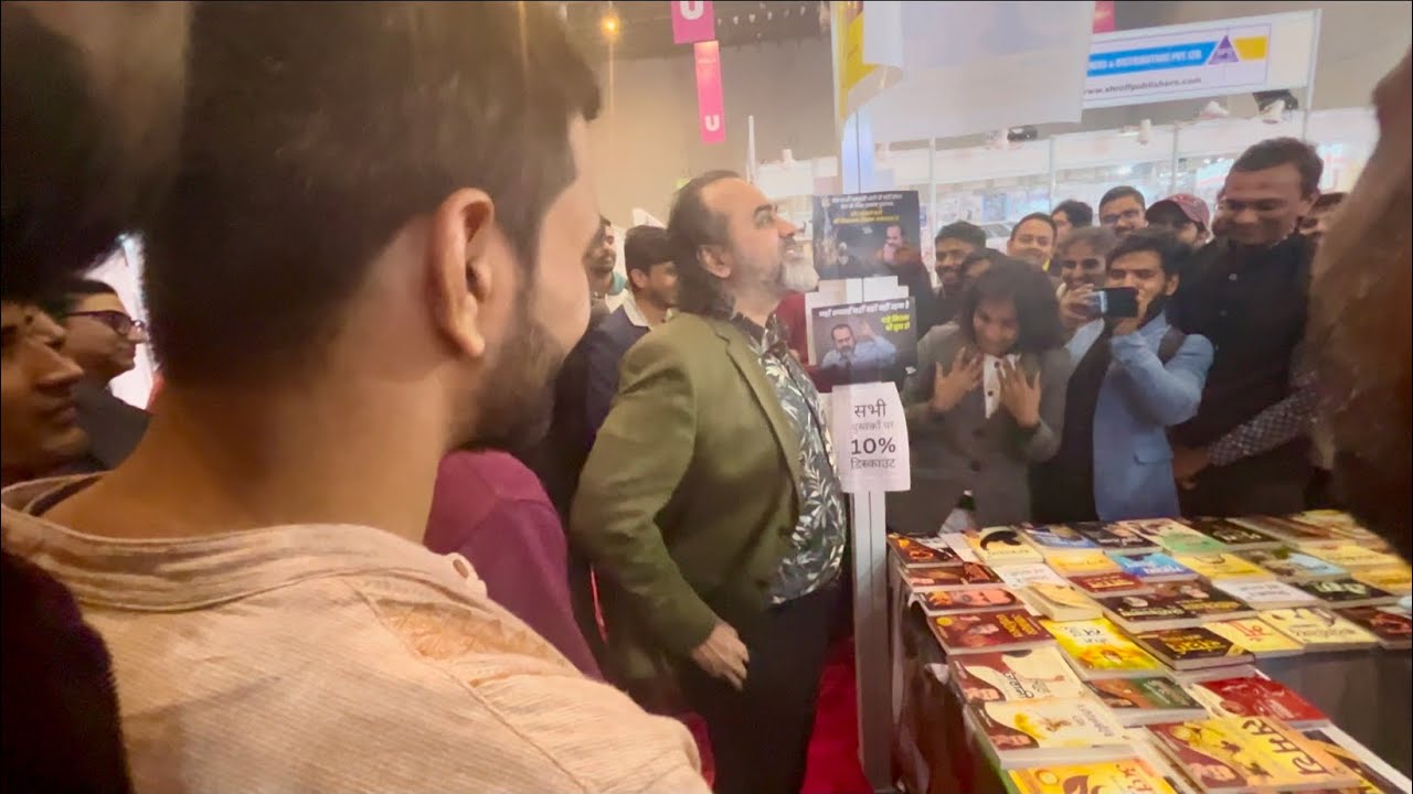 A moment we hoped for —Acharya Prashant at our bookstall😍| World book fair 2025 | Pragati maidan |