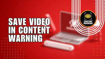 🔥 EXPERT: How to Save Video in Content Warning | Step by Step