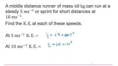 OCR Mechanics: Work, energy & power 1-2