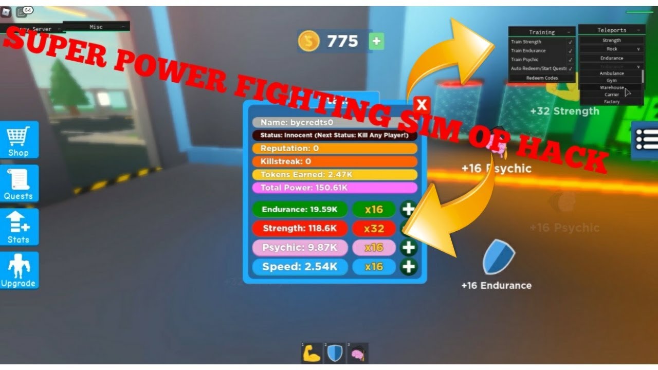 Roblox Super Power Fighting Simulator Hack Script Op Auto Farm Youtube - ad fly robux roblox robux hack programsiz