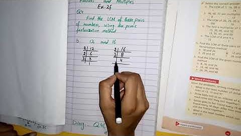 Factors and Multiples, Class 4 Math, Unit 2, Exercise 2f, Lecture 18, | Ilm Ka Ghar علم کا گھر |