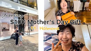 Mother's Day Unboxing ft Grandma | LV, Chanel, Celine