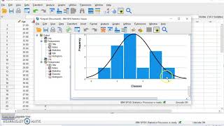 Creating Histogram with classes in IBM SPSS 26 screenshot 1
