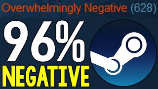 96% NEGATIVE Steam Reviews  A Steam Game DISASTER