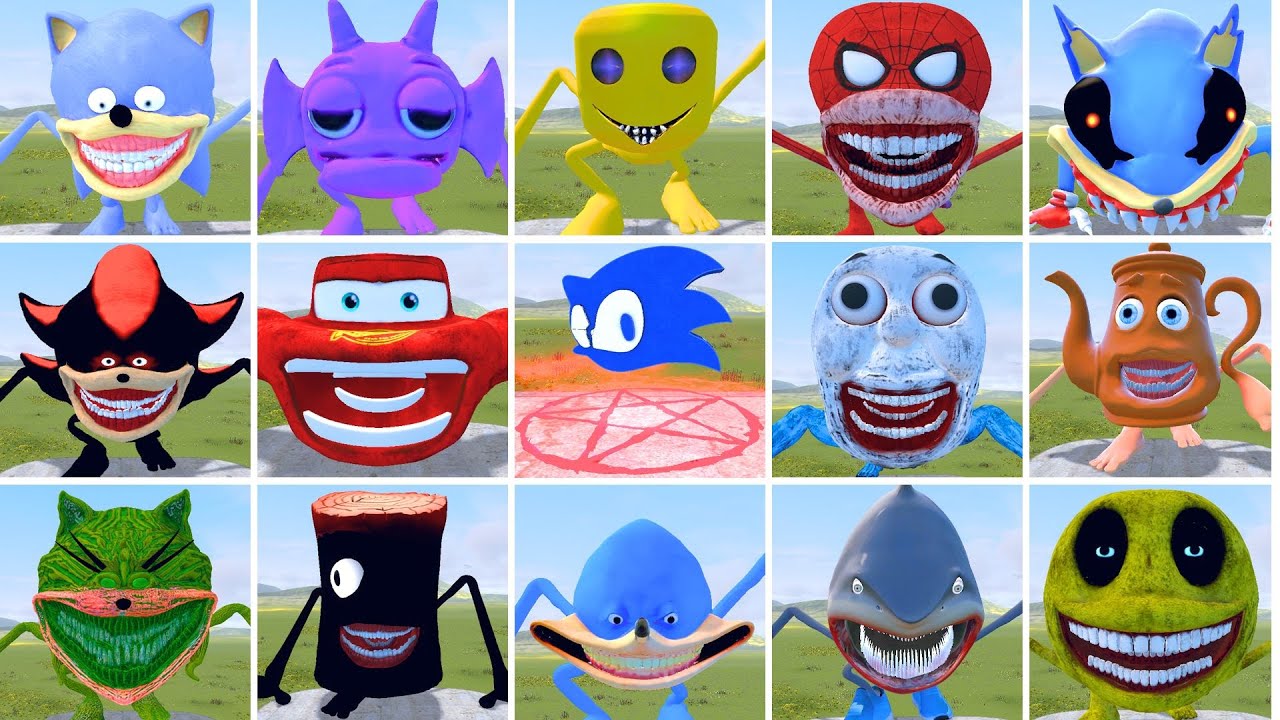 WHICH NEW ALL SHIN SONIC TAPES FAMILY VS ITALIAN AI BRAINROT MEMES TAPES IS THE STRONGEST in GMOD