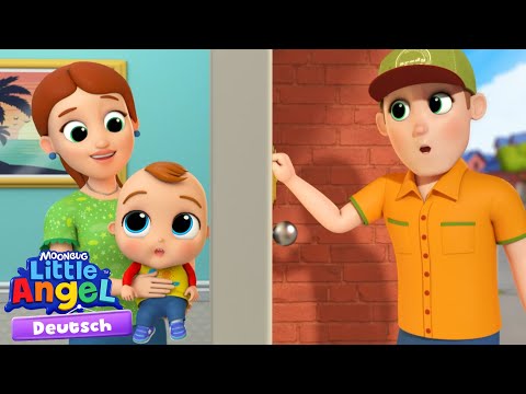 Wer klopft an unsere Tür? | Kinderlieder mit Klein Joni | Little Angel Deutsch