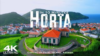 HORTA 🇵🇹 Faial Drone Aerial 4K 2024 | Azores Açores Portugal