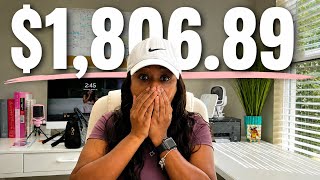I made $1,806.89 in August as a part-time content creator