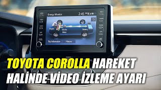 Watching a video while Driving with the 2020 Toyota Corolla