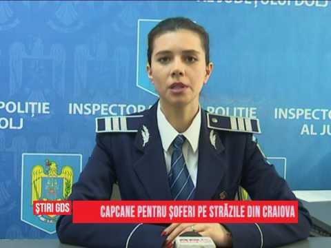 Capcane pentru șoferi pe străzile din Craiova