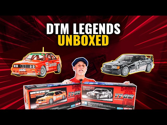 Tamiya TT-02 BMW M3 Sport Evo & Mercedes 190E: DTM Legends