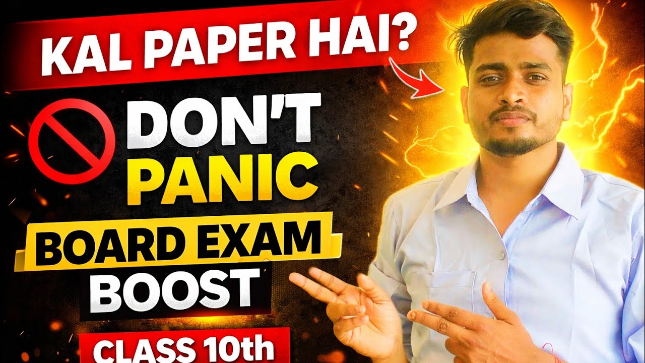 Last Minute tips class 10th maths CBSE - YouTube