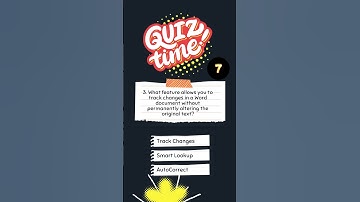 What feature allows you to track changes in a Word document without altering the original text?
