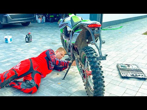 САША ПОПАЛСЯ. ПАПИН НОВЫЙ ЭНДУРО ВЗЯЛ БЕЗ РАЗРЕШЕНИЯ. SHARMAX POWER MAX 320 . БРОС ШОУ