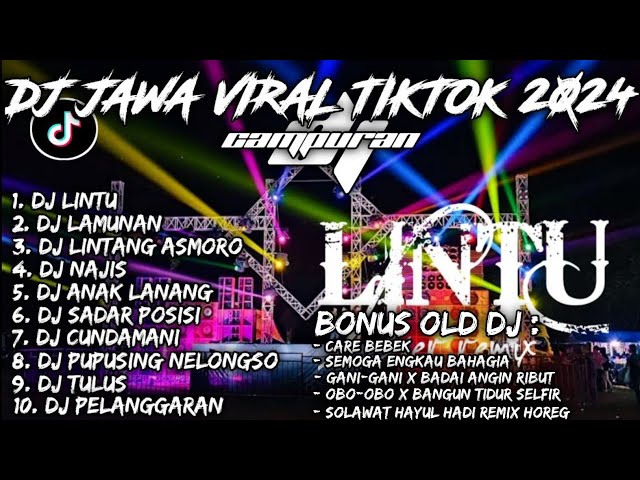 DJ LINTU, DJ LAMUNAN, DJ ANAK LANANG | DJ JAWA VIRAL TIKTOK 2024 CAMPURAN - SOUNDRENALINE HOREG class=