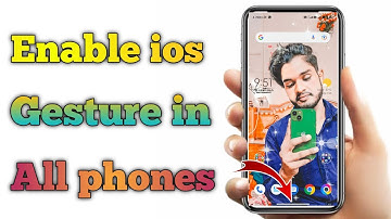 HOW TO ENABLE  ios swipe gesture in any Android phone ||