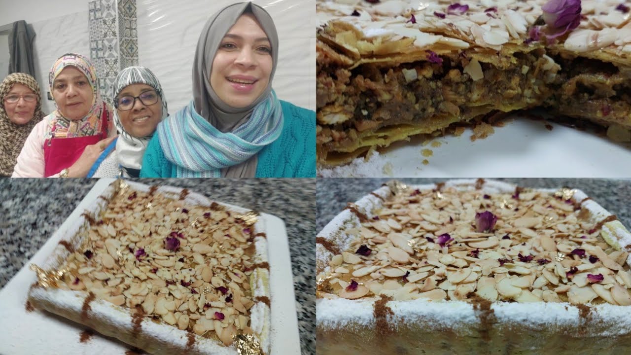 لي عندو ولي معندوش🥰💫 ياكل البسطيلة ديال الدجاج ولوز بلا بيض وغير بملعقة سكر بواحد اللذة مايمكنش🇲🇦👍