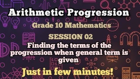 Arithmetic Progression|Session 02|Gr.10 & 11|English Medium Mathematics|Learn With Raiza